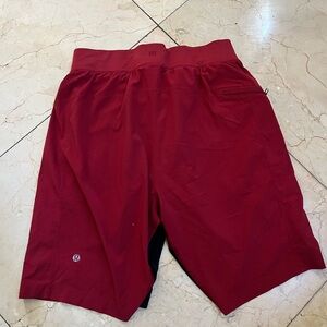 Men's  lululemon Red Athletic Shorts